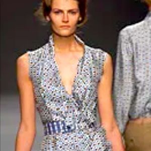 polka dot  Prada silk dress size 46